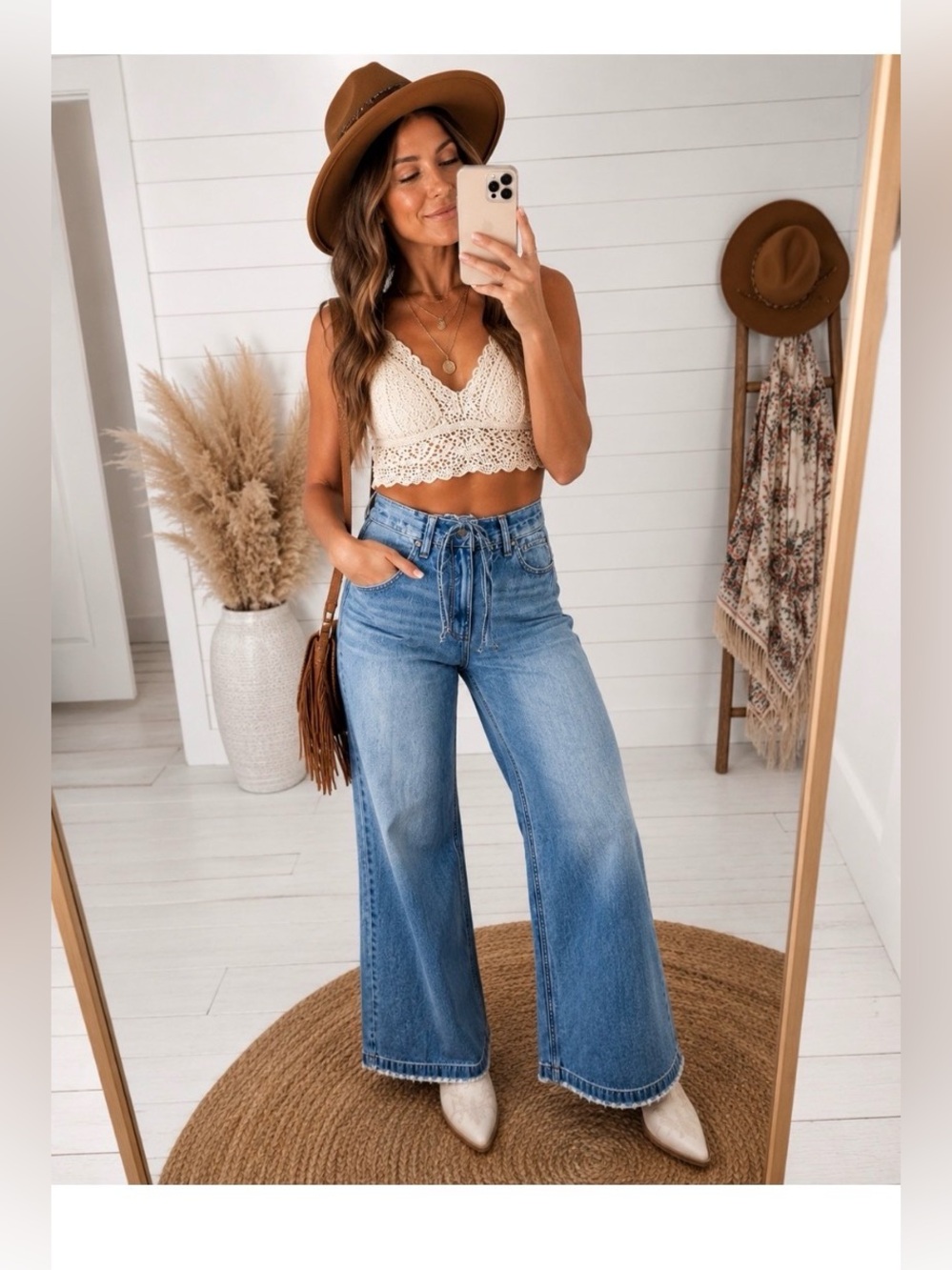 KANCAN 90’s Ultra High Rise Wide Leg Flare Jeans Size 31 New! - Picture 2 of 8